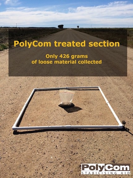 PolyCom treated section